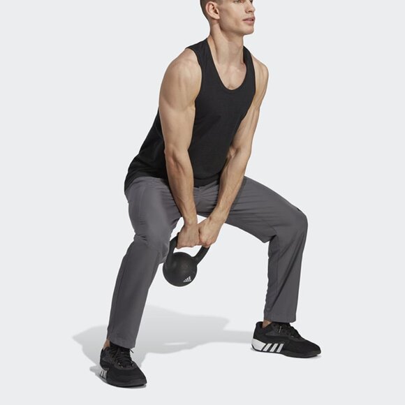 Adidas Men’s AEROREADY Movement Training Joggers Pants Gray, Size Large (New) - Picture 13 of 16